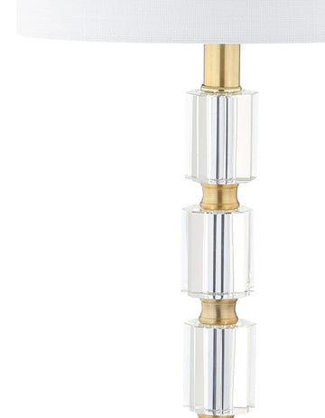 Claire 28.5" Crystal LED Table Lamp - JONATHAN Y